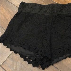 Lace shorts